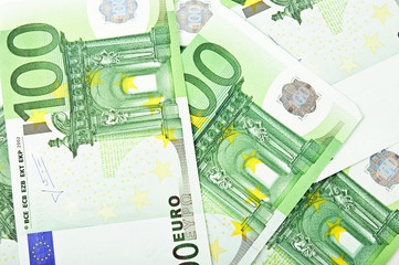 Background from  euro banknotes