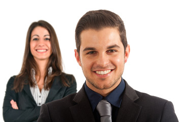 Handsome businessman