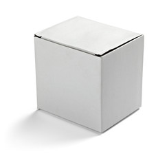 white box package delivery
