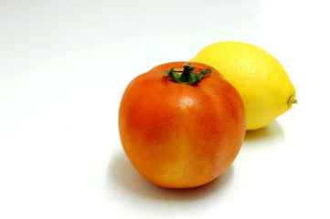 Fresh tomato and Juicy lemon