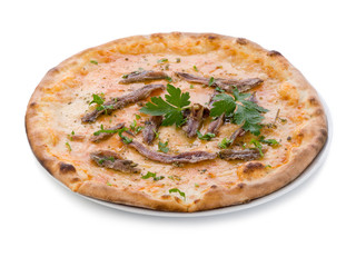 pizza napoli with anchovy and oregan- pizza napoletana