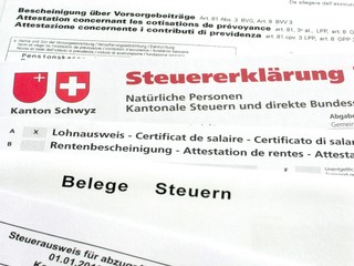 Steuererklärung - Schweiz