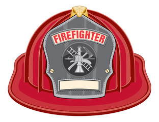 Firefighter Helmet Red