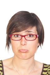 Obraz premium Young Beautiful Woman Portrait