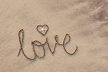 Love written in Sand
