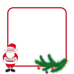 Frame for New Year or Christmas