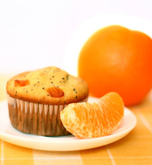 Orange cupcake