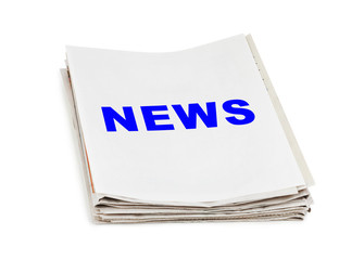 Stack of newspapers News