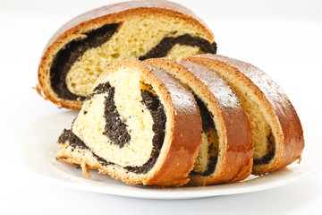roll with poppy seeds