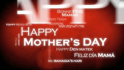 Happy mother's day traduction international animation video