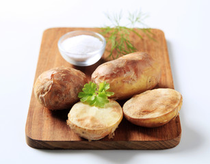 Baked potatoes