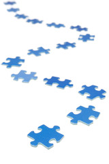 Pieces of puzzle