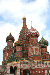 Saint Basil cathedral in Moscow Russia