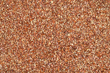 Ground flax seeds - background