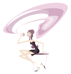 beauty with  fragrance