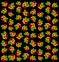 Violets on background.