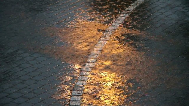 Regenschauer am Abend