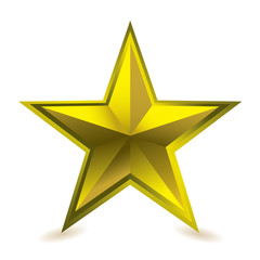 Gold star award