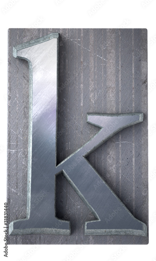 Poster typescript k letter