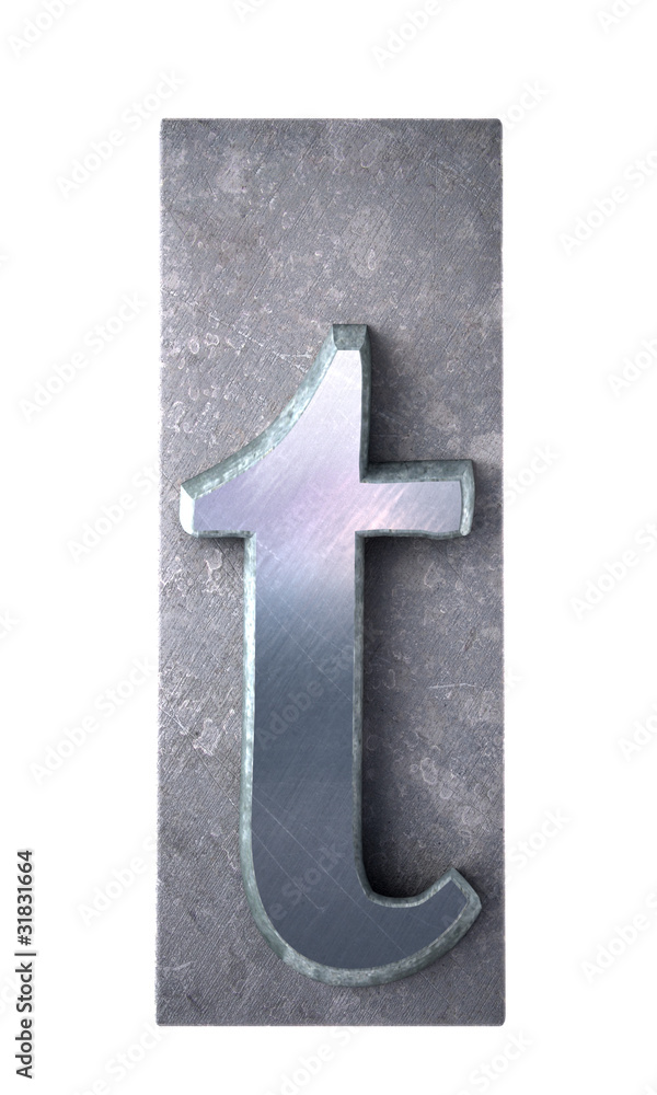 Poster typescript t letter