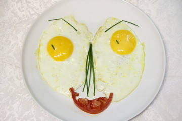 egg face for breakfast