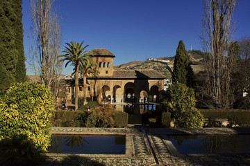 Granada, Alhambra, gardens and water