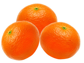 Mandarin isolated on white background