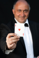 Magician show cards