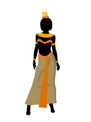Nefertiti Illustration Silhouette