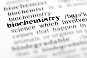 Fototapeta premium biochemistry (the dictionary project)