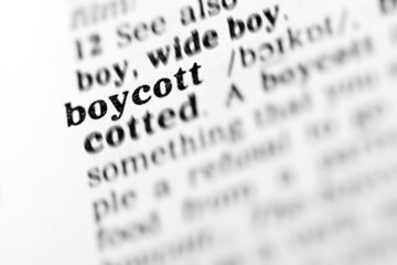 boycott (the dictionary project)