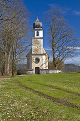 Naklejka premium Kapelle am Walchensee