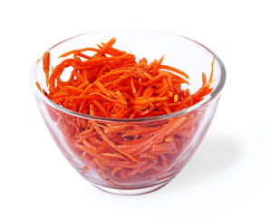 Grated sharp  carrot