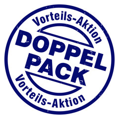 doppelpack vorteilsaktion stempel