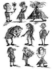 Drawings of children