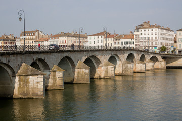 Fototapeta premium Pont sur la Saône_2