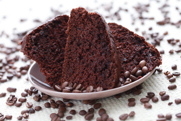 chocolate and coffee cake