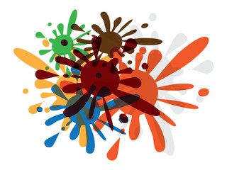 Abstract color spots