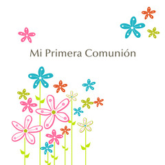 MI PRIMERA COMUNION