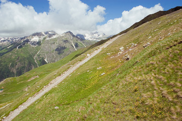 Caucasus Mountains. Region Dombay