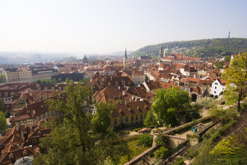 Fototapeta na wymiar Prague seen from castle - Czech Republic