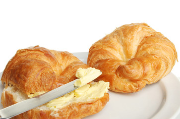 Croissants and butter