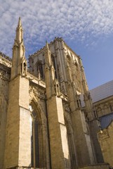 Fototapeta na wymiar York Minster or Cathedral in Yorkshire England