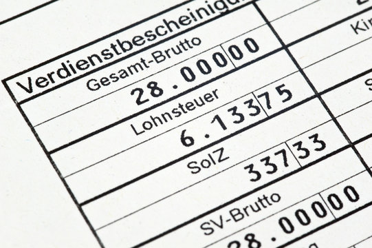 Gehaltsabrechnung