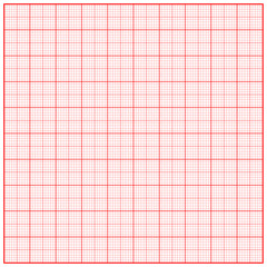 millimeterpapier rot I