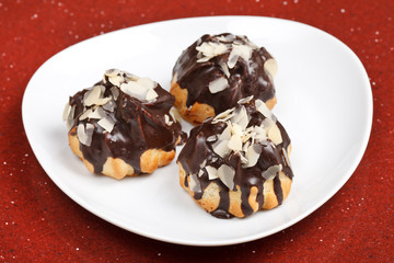 chocolate eclairs