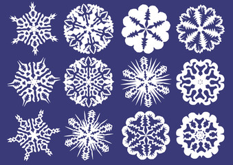 Paper snowflakes