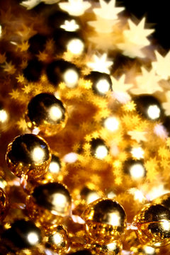 golden stars background