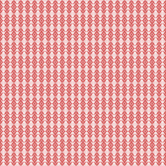 Red and White Damask Seamless Pattern