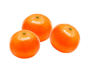 Mandarin isolated on white background